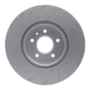 Cadillac ATS Brake Rotor (1) - Front Left - R1 Concepts - GEOSPEC Coated Slotted - `16-`19